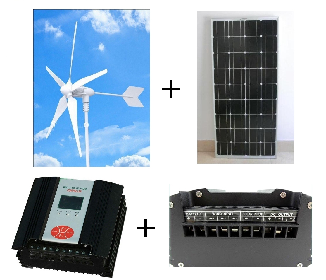 Desktop Model-Solar Powered Windmills Wind Turbine&Zinc alloy 