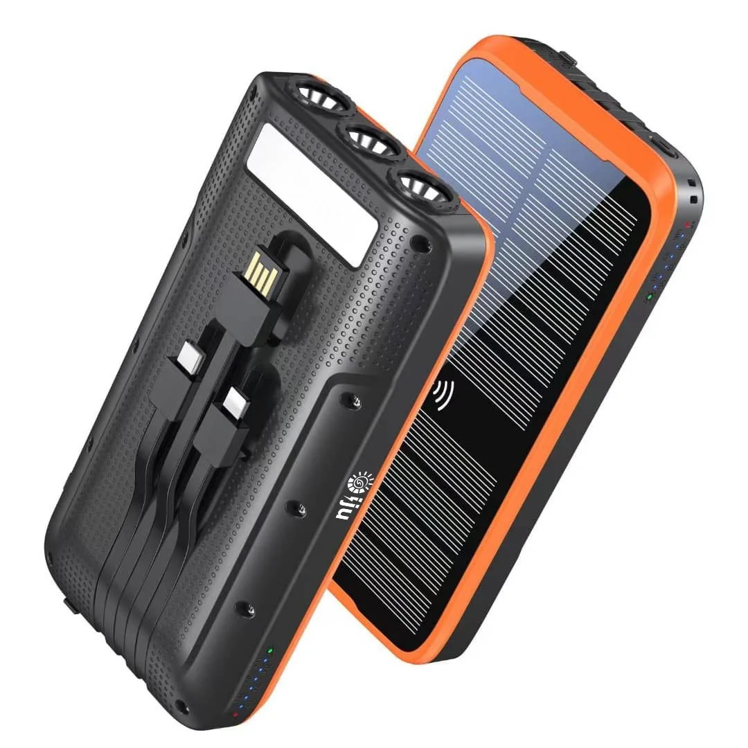 Iju E-mergen-C Solar Power Bank Charger