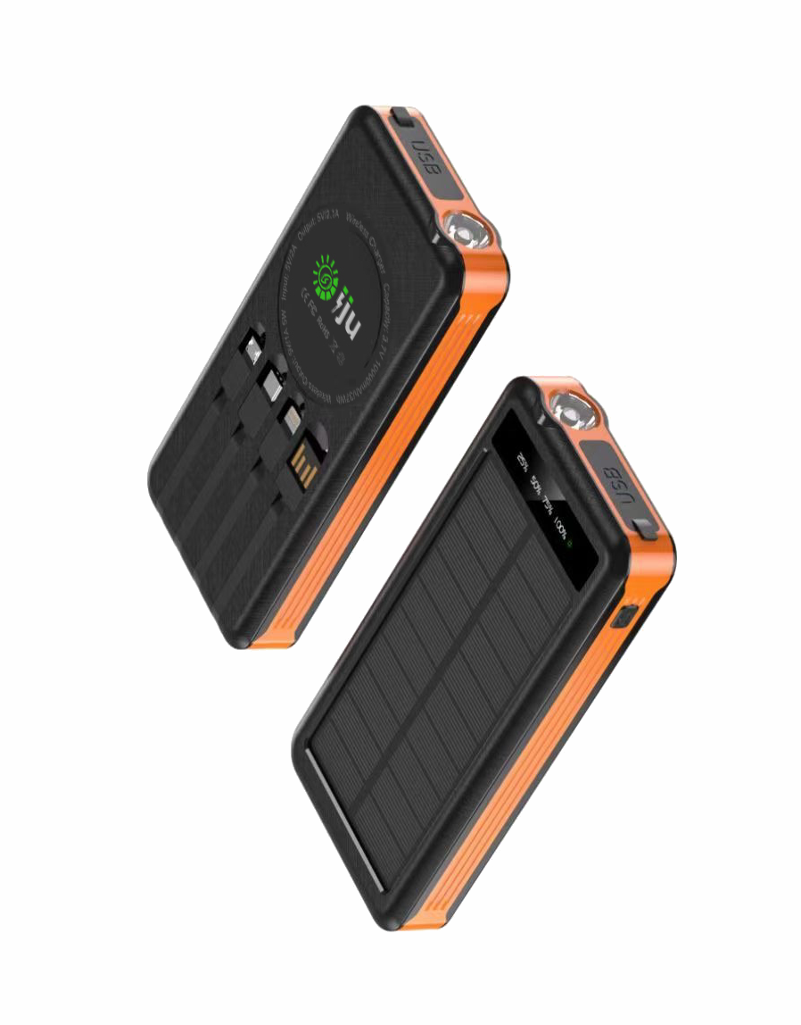 Iju Surya 10000mAh Pro-Max Solar Power Battery Bank Charger