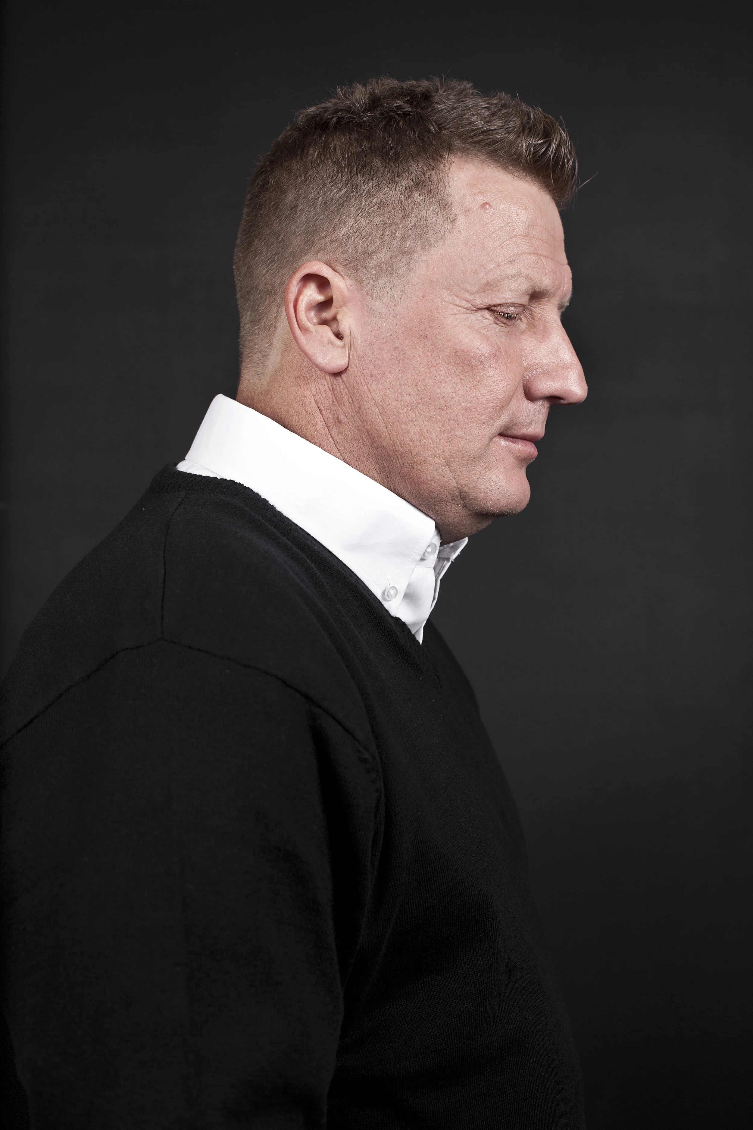 Zakelijk portret Frank Hoek, zanger