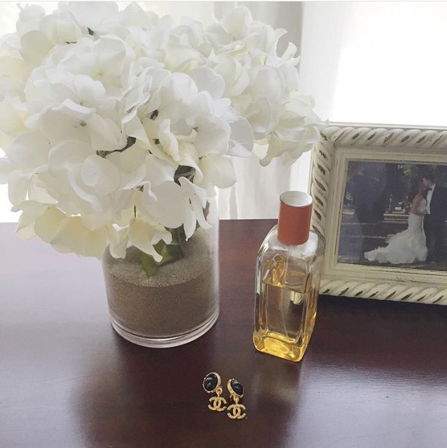 Vintage Chanel + Hermes perfume I wore on my wedding day