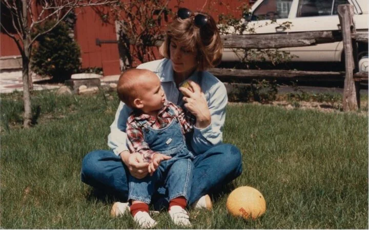 Me + my Mama, circa 1986