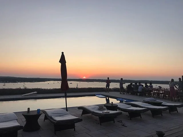 Thank you to Paul, Susan, Brekke, and Larsen Mcdowell for hosting the team last night at their beautiful home on Shelter Island. Amazing food, friends and fireworks! To many more! @prospectorsailing