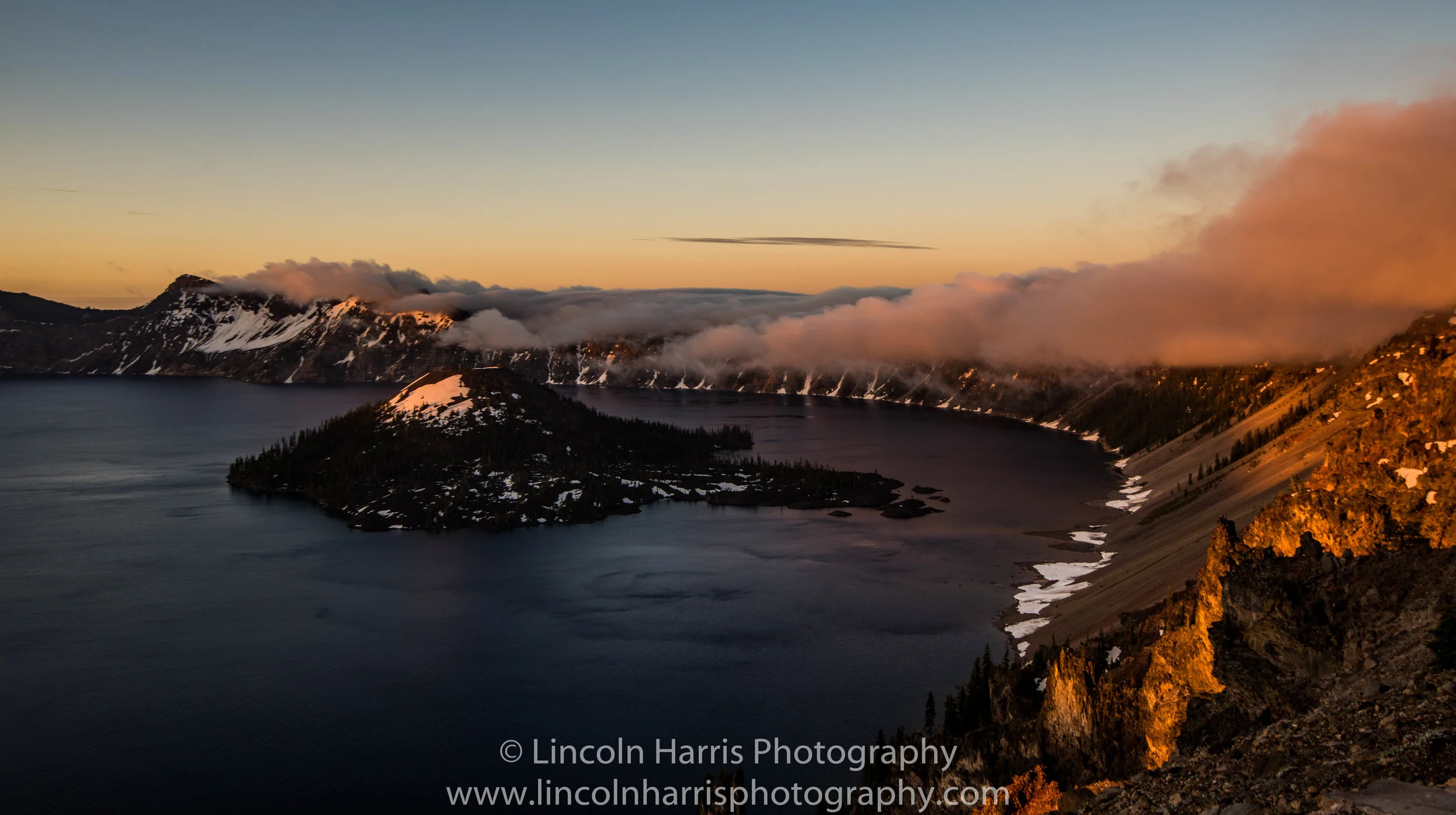 Crater Lake at Sunrise