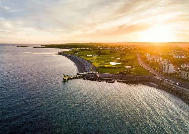 Drone flight over Galway Bay at sunset. Last drone flight in Galway before coming over to Canada last Summer. Love the vantage point from up high and checking out some new angles on familiar places 😊
.
.
.
#galway #ireland #salthill #sunset #djiglob
