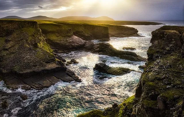 Light bursting through the clouds on a cold day in North Mayo. Freezing the movement in the water really conveys the power of the sea and nowhere better to capture that than the Wild Atlantic Way! 
Settling back into full time work this month. Exciti