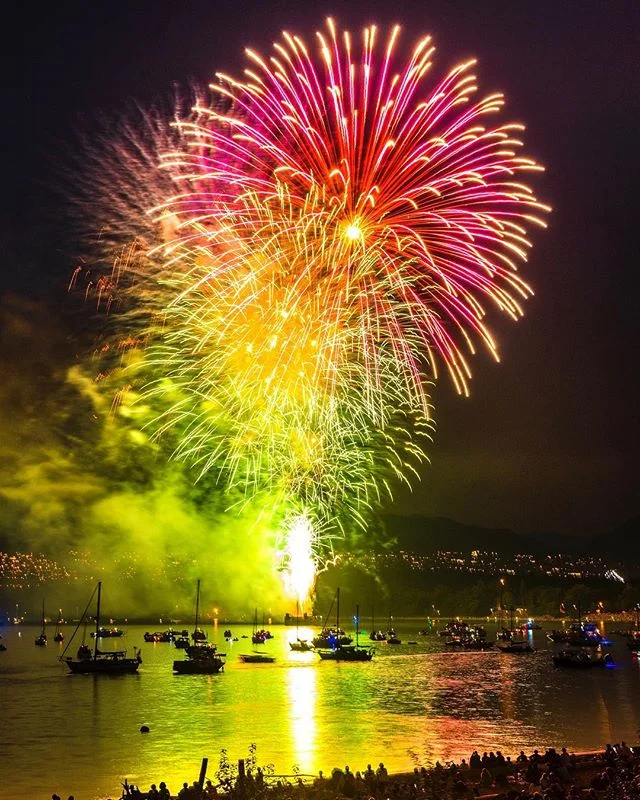 The fireworks over English Bay have been something to behold. Great atmosphere in both Kitsilano and the West End and each team put on a great show.

On a side note myself and @calendycathy celebrated our first year in Canada yesterday which seems cr