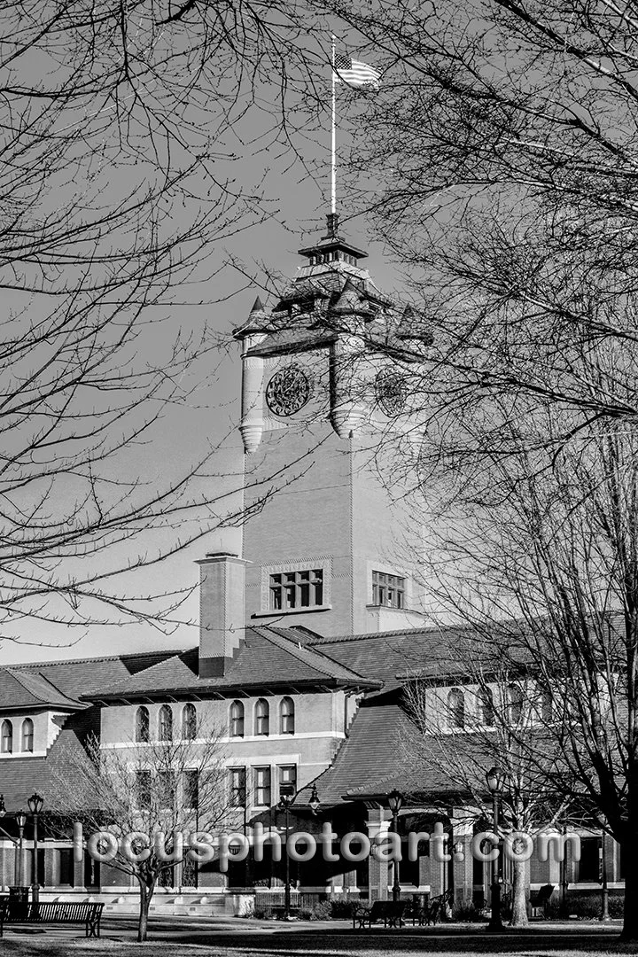 J23 Union Station Clock Tower 3498 BW FB.jpg