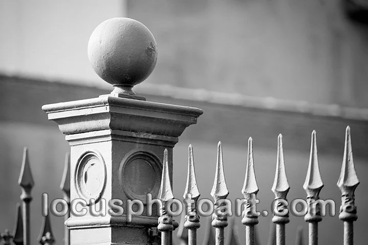 Iron Fence & Post 9669 BW FB.jpg