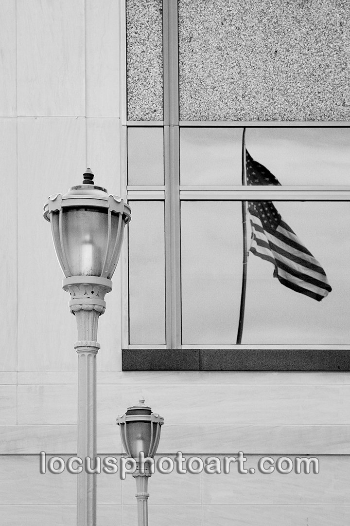 Lamposts & Flag 9777 BW FB.jpg