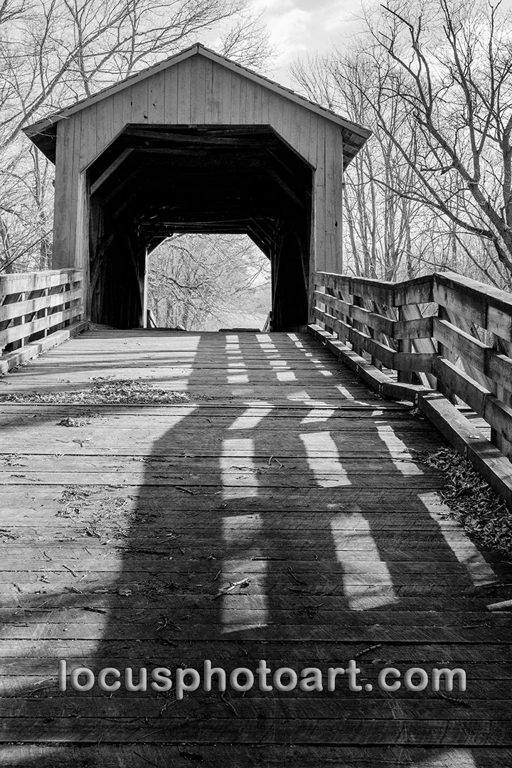 J22 Shadows on the Sugar Creek Bridge 7799 BW FB.jpg