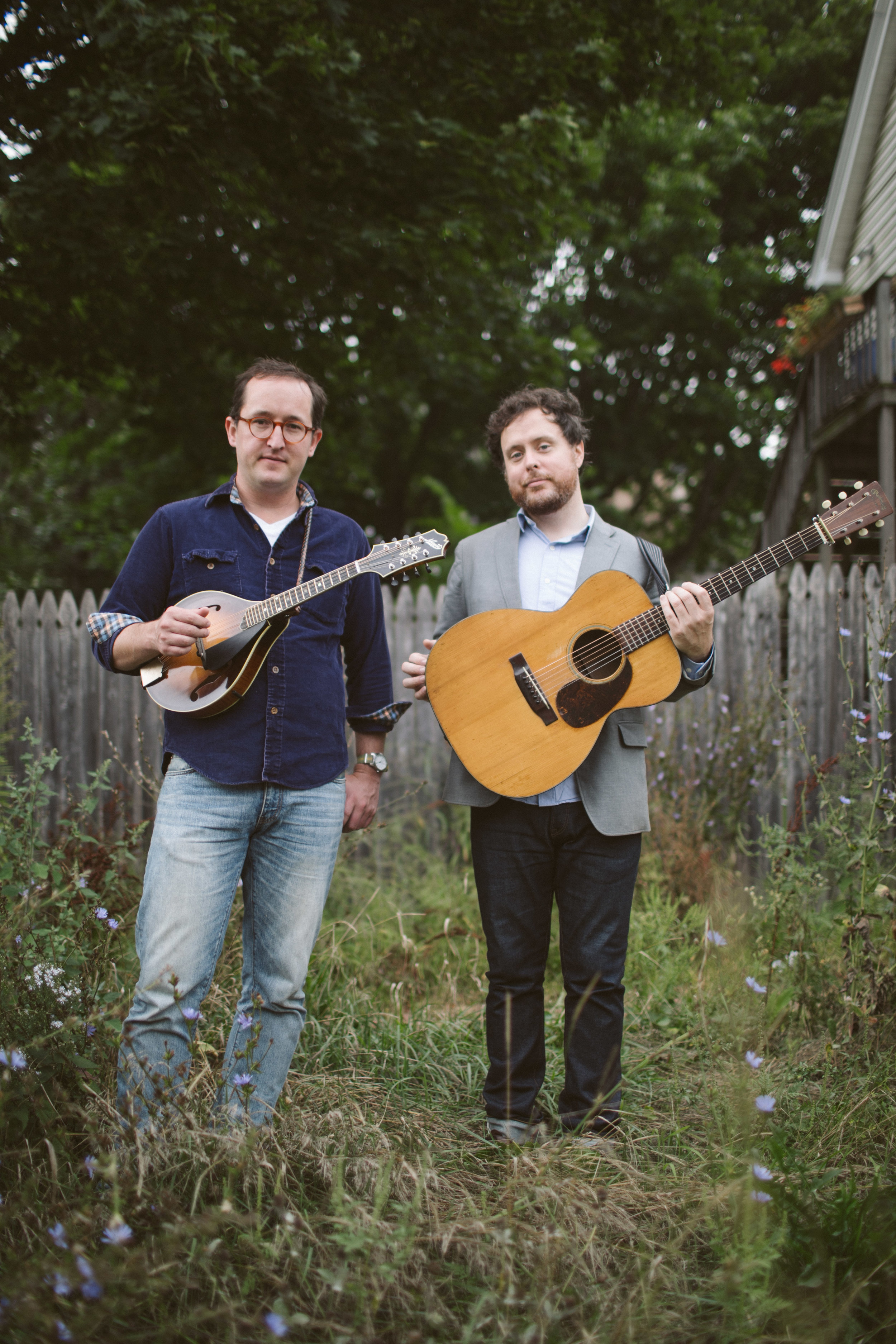 Joe K Walsh, mandolin and Grant Gordy, guitarist