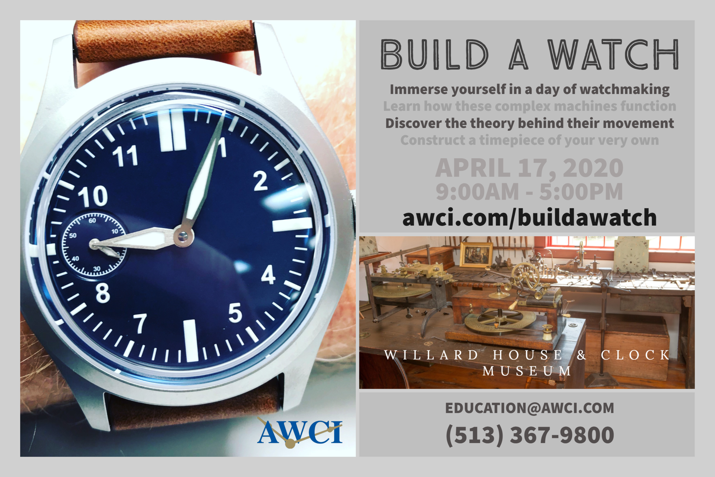 CANCELLED  AWCI Build a Watch