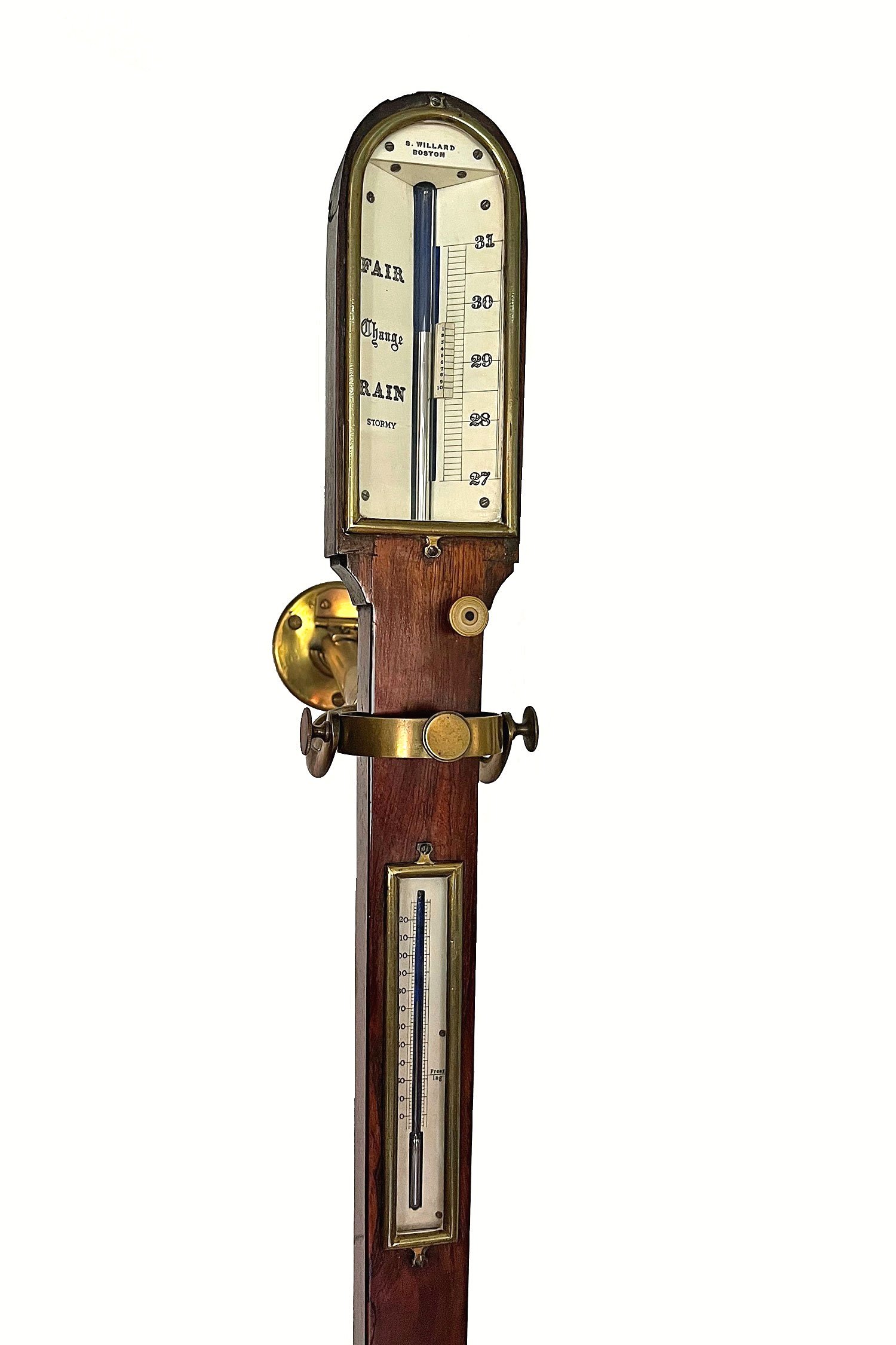 Barometer, S. Willard, c. 1830