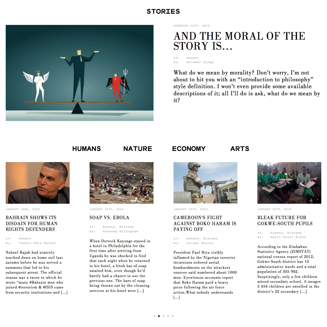 Fairplanet.org (Berlin) is an online magazine about human rights and the environment. Here I wrote and edited feature articles.