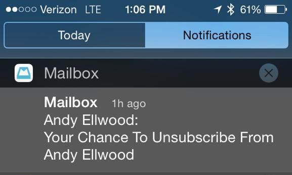 Screenshot from a friend, laughing at the subject line.