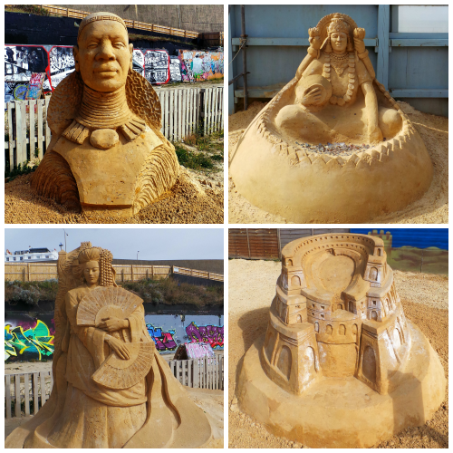 Sand Sculptor Collage