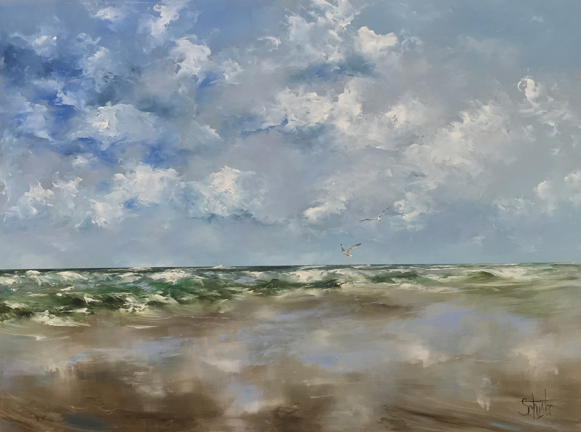 Monique Bay South 35"X47" 3,300