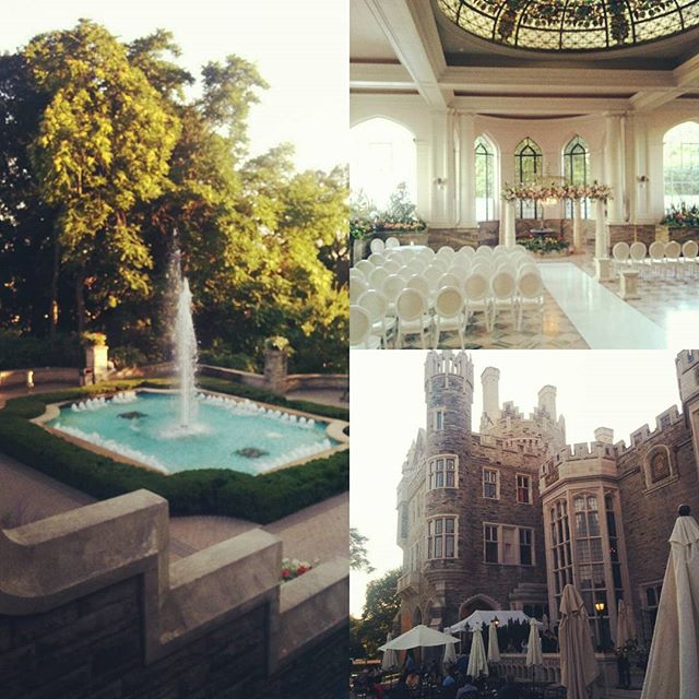 Everything is coming together beautifully for Helen &amp; Alex @casalomatoronto! #torontowedding #casaloma #toronto #beautifulbuildings