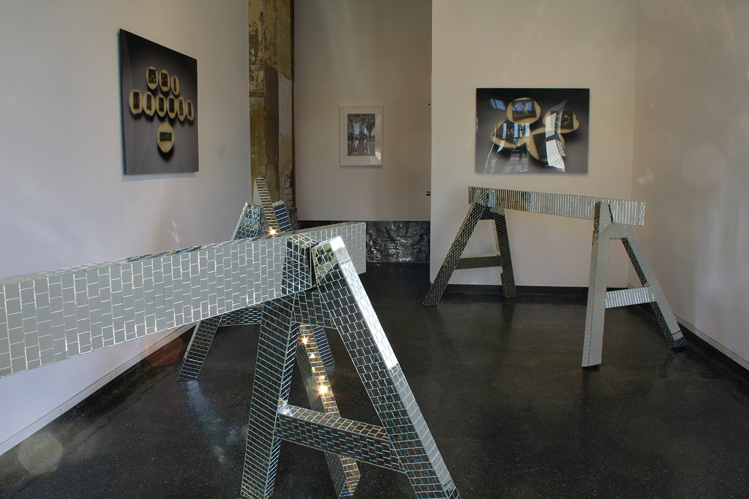 February 11- March 4, 2012 The Front, New Orleans Opening Reception/SATURDAY, February 11, 6-10 pm Room 1: Yumi Janairo Roth All that Glitters In All that Glitters , Yumi Janairo Roth presents two projects, a collection of police barriers e