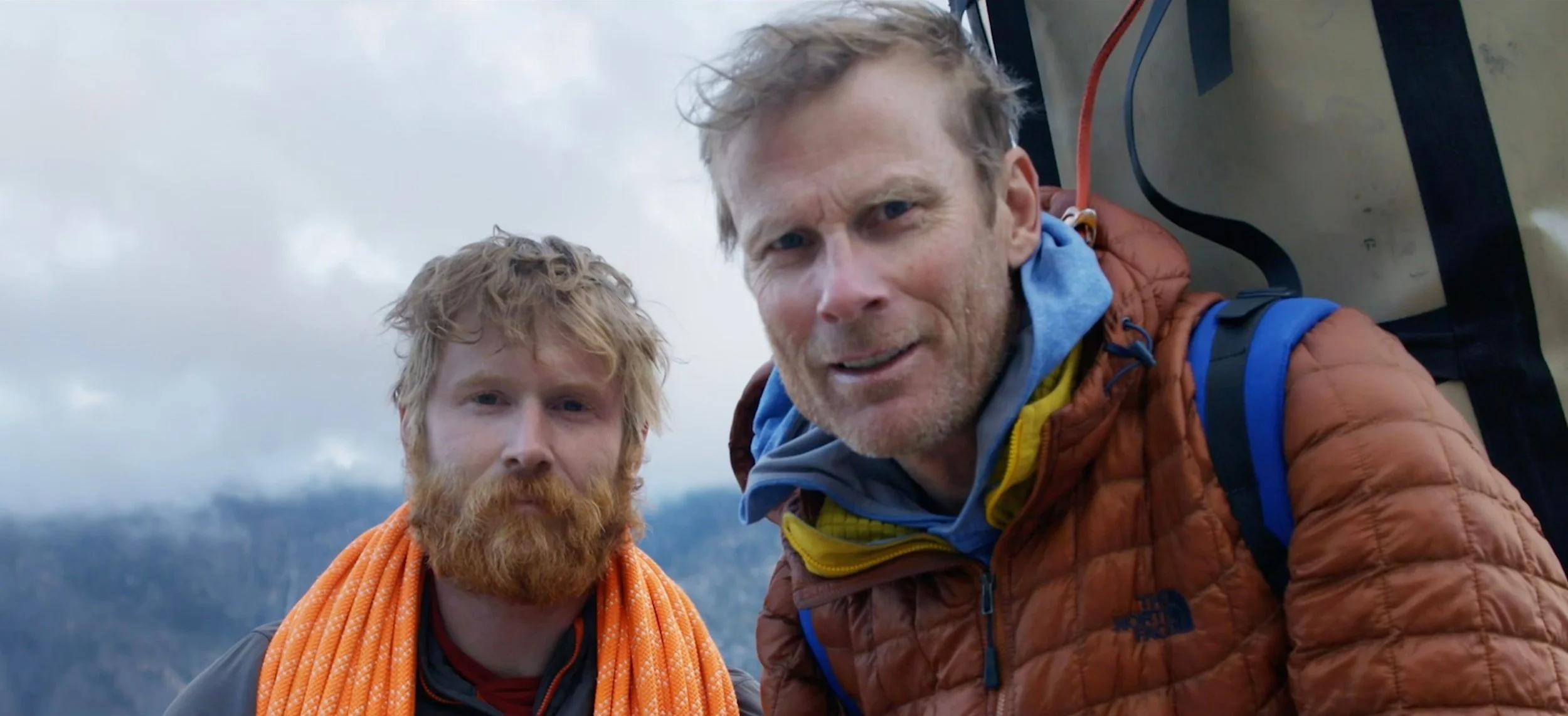 Atop of El Cap with Conrad after a four day push.
