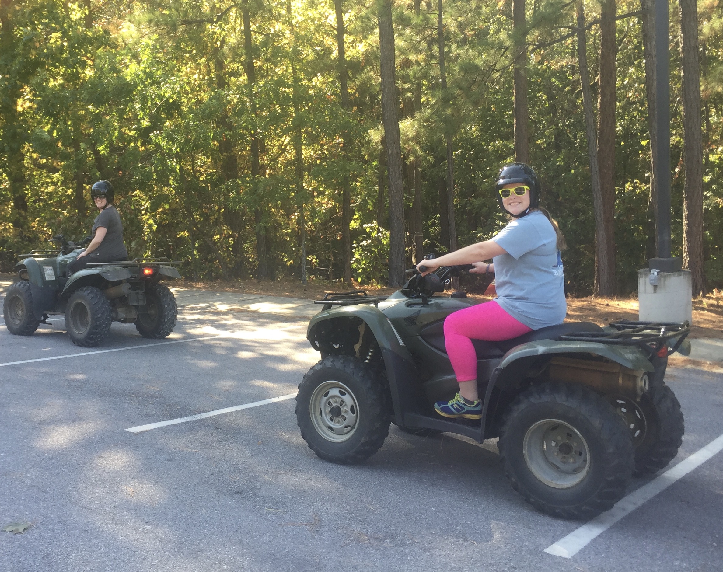 ATV Handling with Michael East & Ben Montgomery from the Department of Conservation . Learning how to safely operate a 4-wheeler gets you one step closer to exploring uncharted natural places so off we went! 