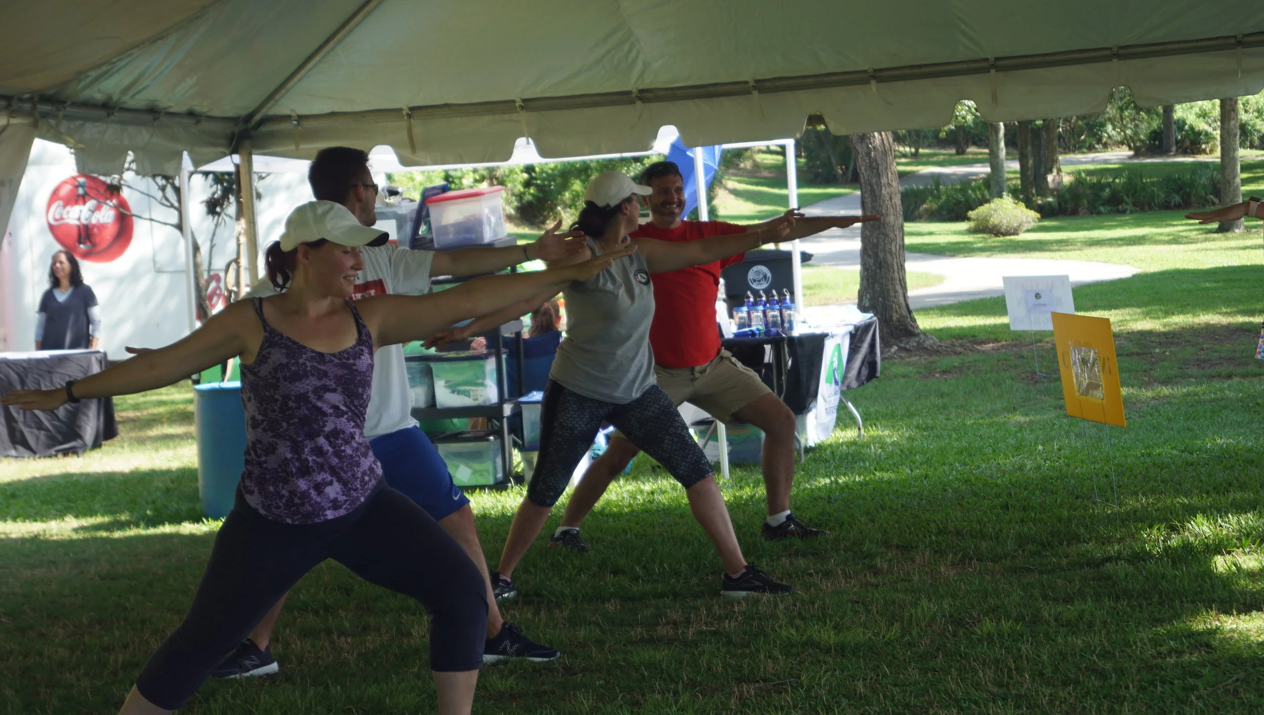 2018 Health and Fitness Expo yoga session thanks to Glow Yoga !