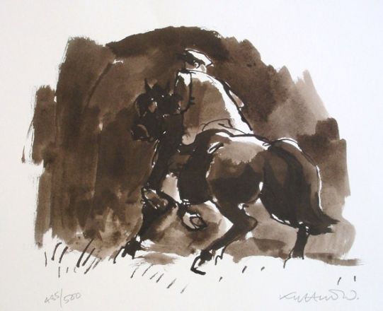 - Kyffin Williams, Horse Rider Patagonia