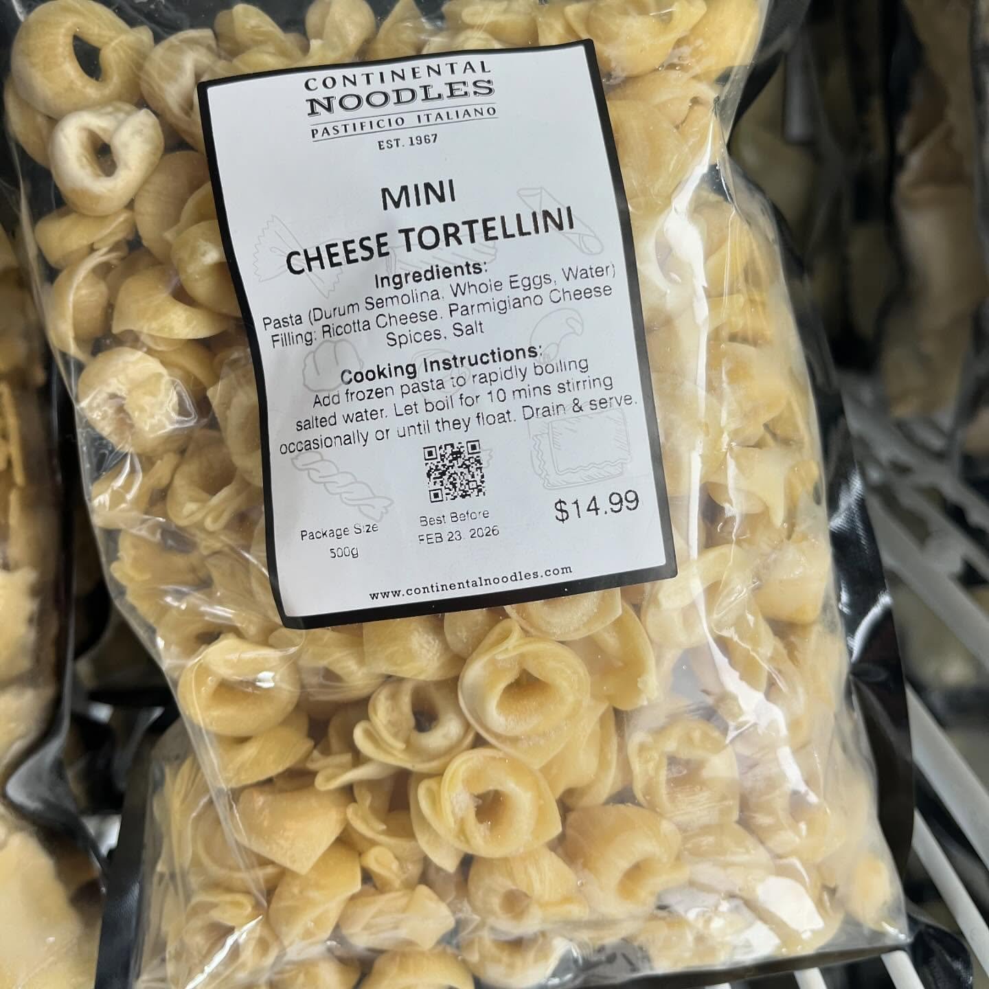 ✨Say hello to our NEW Mini Cheese Tortellini✨

Perfectly bite-sized and filled with rich, creamy cheese, these little tortellini are ready to become your new kitchen staple. Their smaller shape makes them super versatile &mdash; toss them into your f