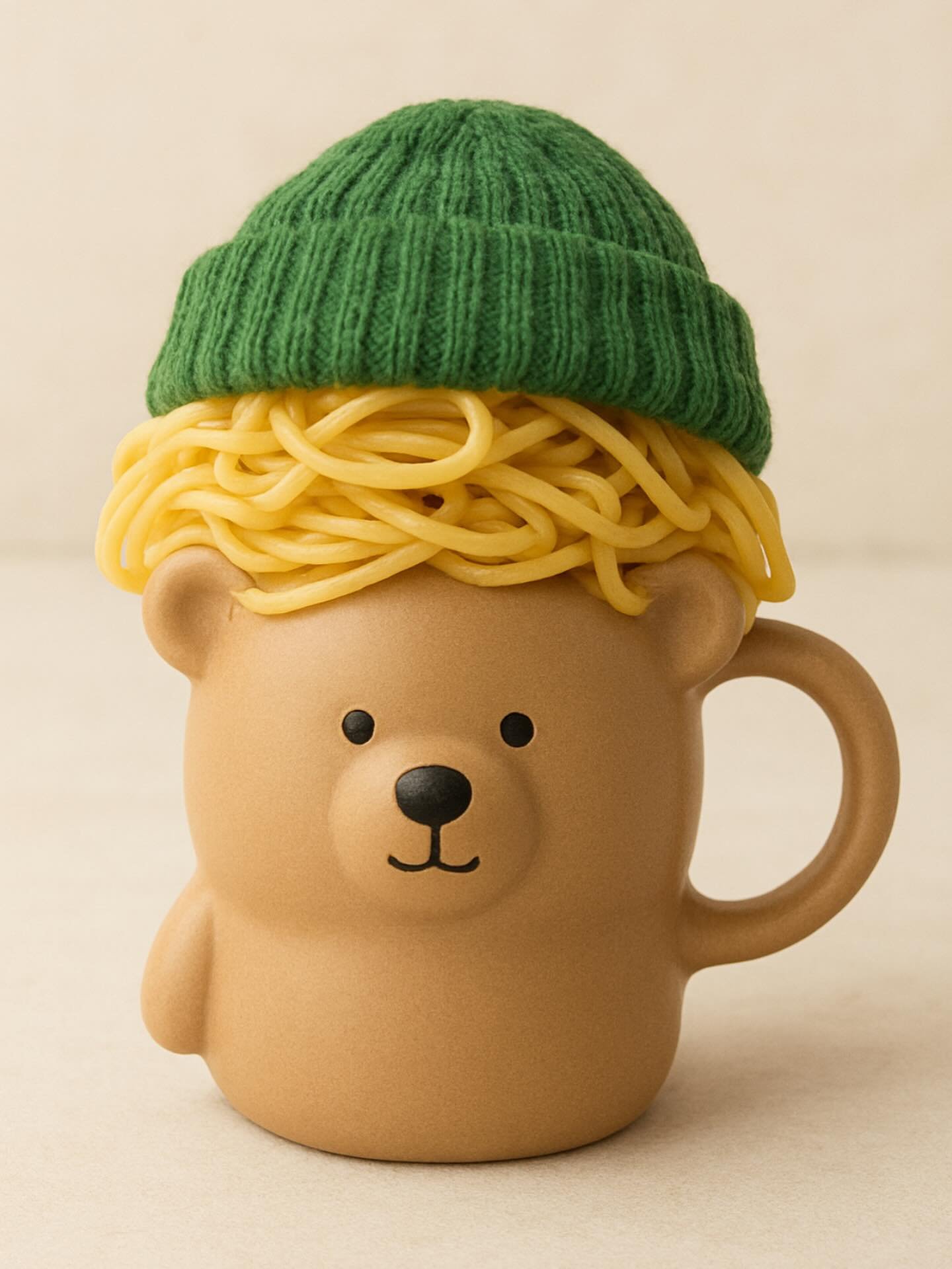 Forget the Starbucks bear &mdash; we&rsquo;re serving carb-bucks. Support your local noodle dealer 🍝🐻☕ #toronto #bearcup #pasta