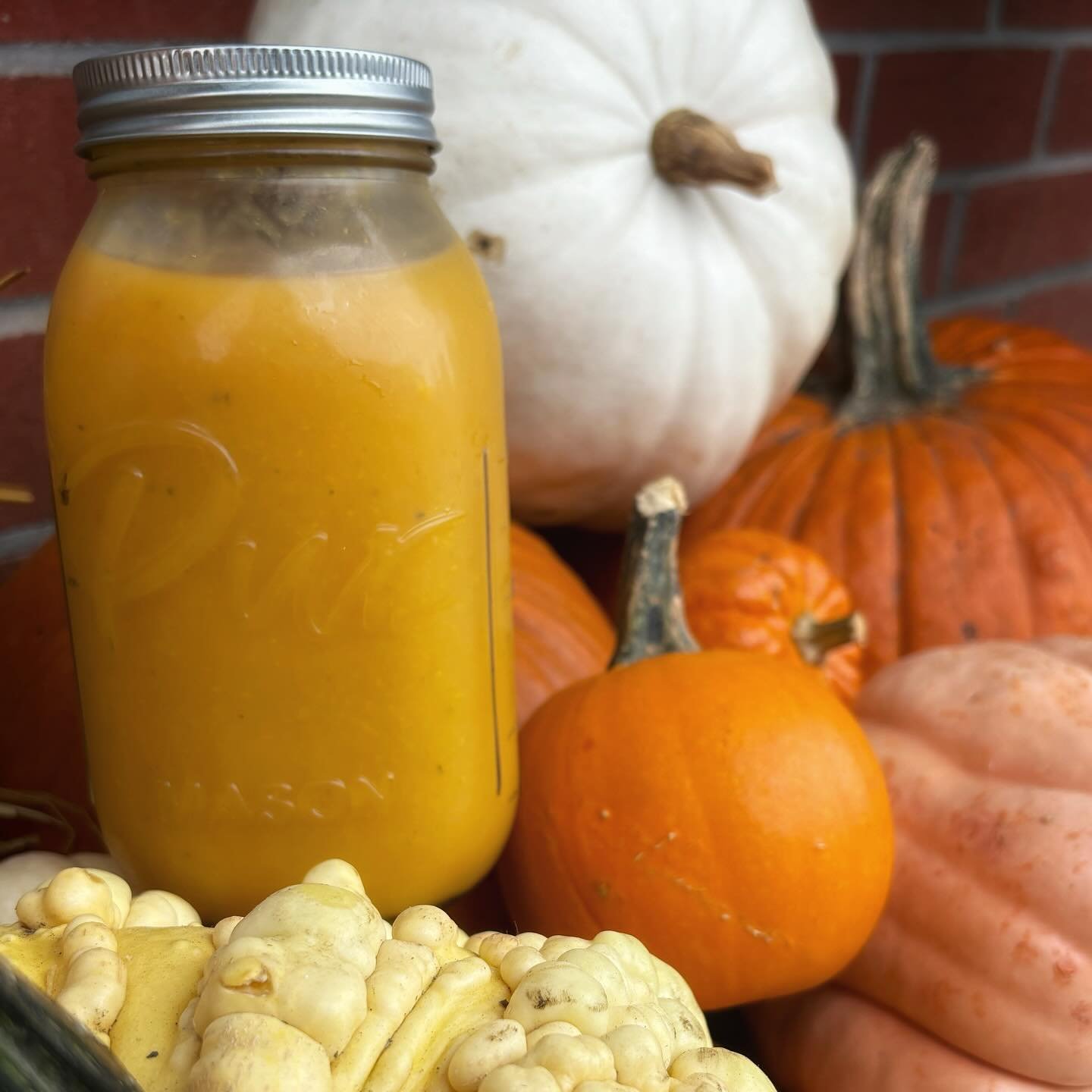 🍂✨ Roasted Butternut Squash Soup ✨🍁

Golden, creamy, and full of fall flavour.

Roasted butternut squash, carrots, celery with a fragrant mix of thyme, sage, and a hint of orange zest for brightness. 🌿🍊

It&rsquo;s vegan, gluten-free, and ridicul