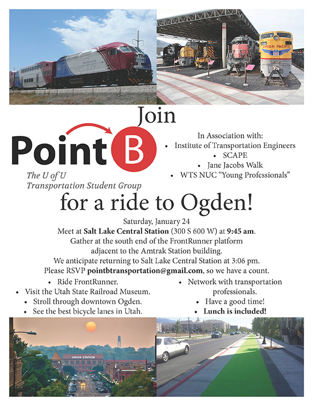 Ogden, Utah: Transit Ride and Walk