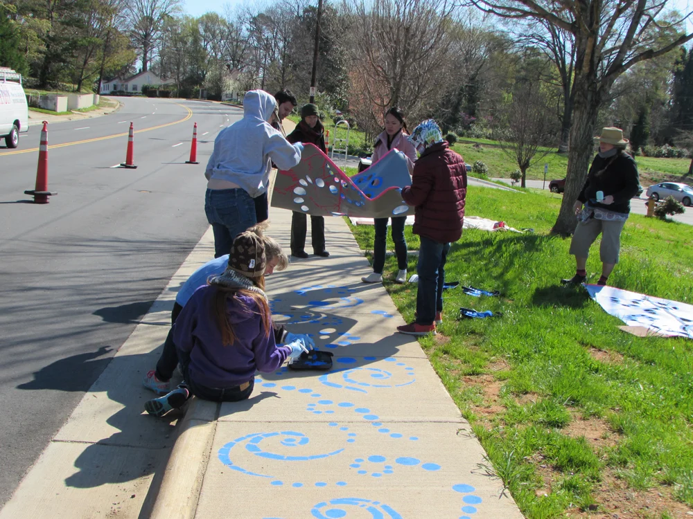 Charlotte, North Carolina: Passage of Rain to Irwin Creek