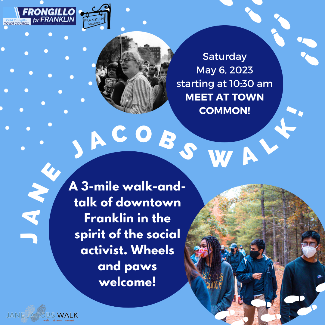 Massachusetts: Jane Jacobs Walk Franklin