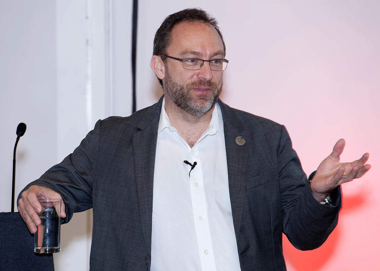 The founder of Wikipedia, Jimmy Wales