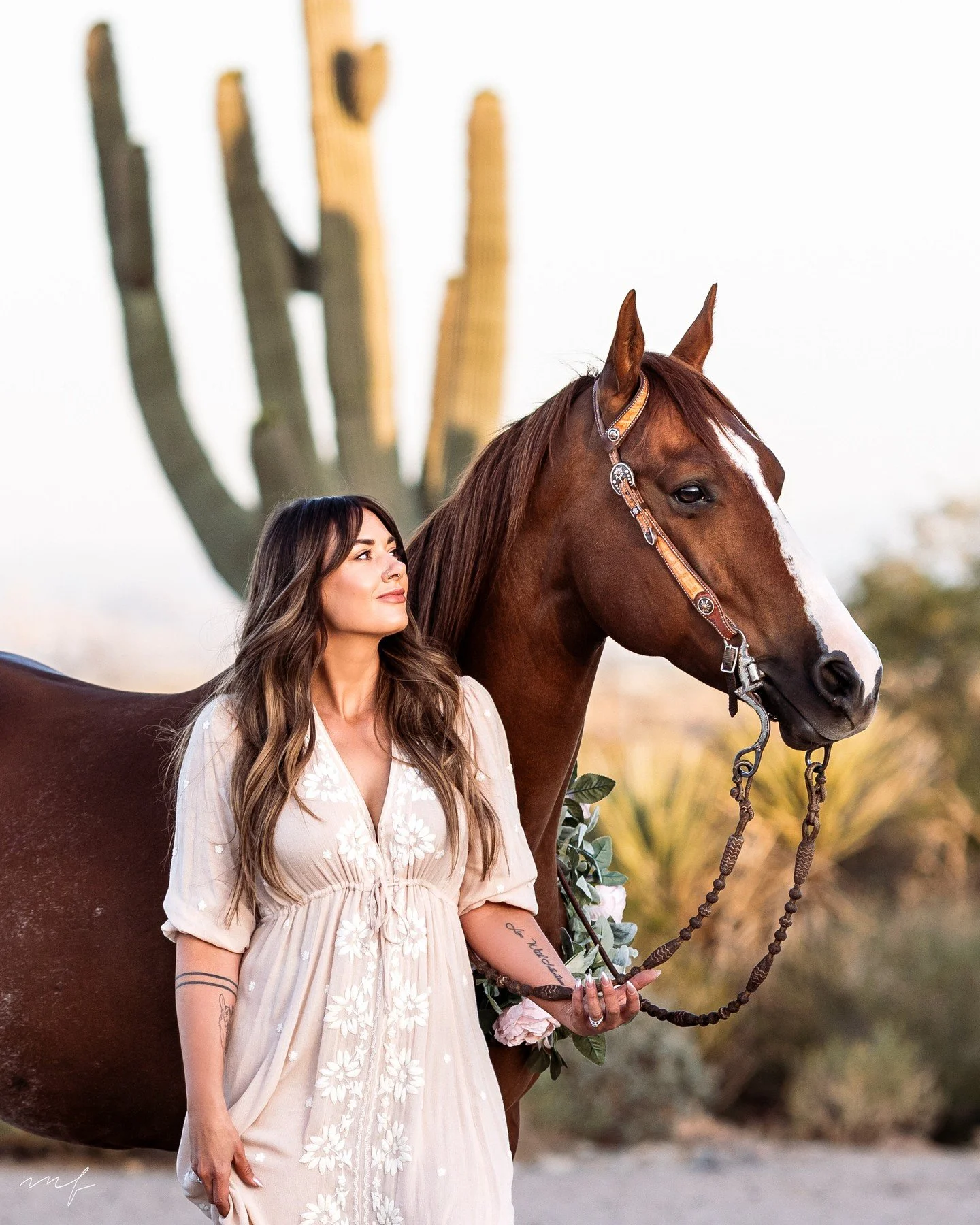 Ashlyn and Skippy brought the perfect touch of charm to our Saguaro Spring styled shoot in Arizona 🌵