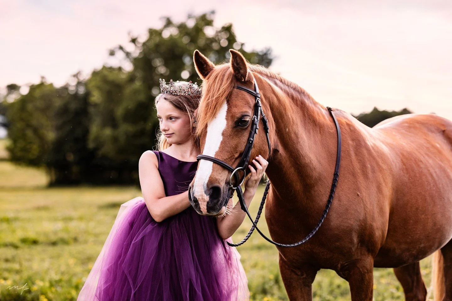 Who needs a throne when you&rsquo;ve got a tiara, a pony, and all the courage in the world?⁠
.⁠
#HorseAndRiderPhotos