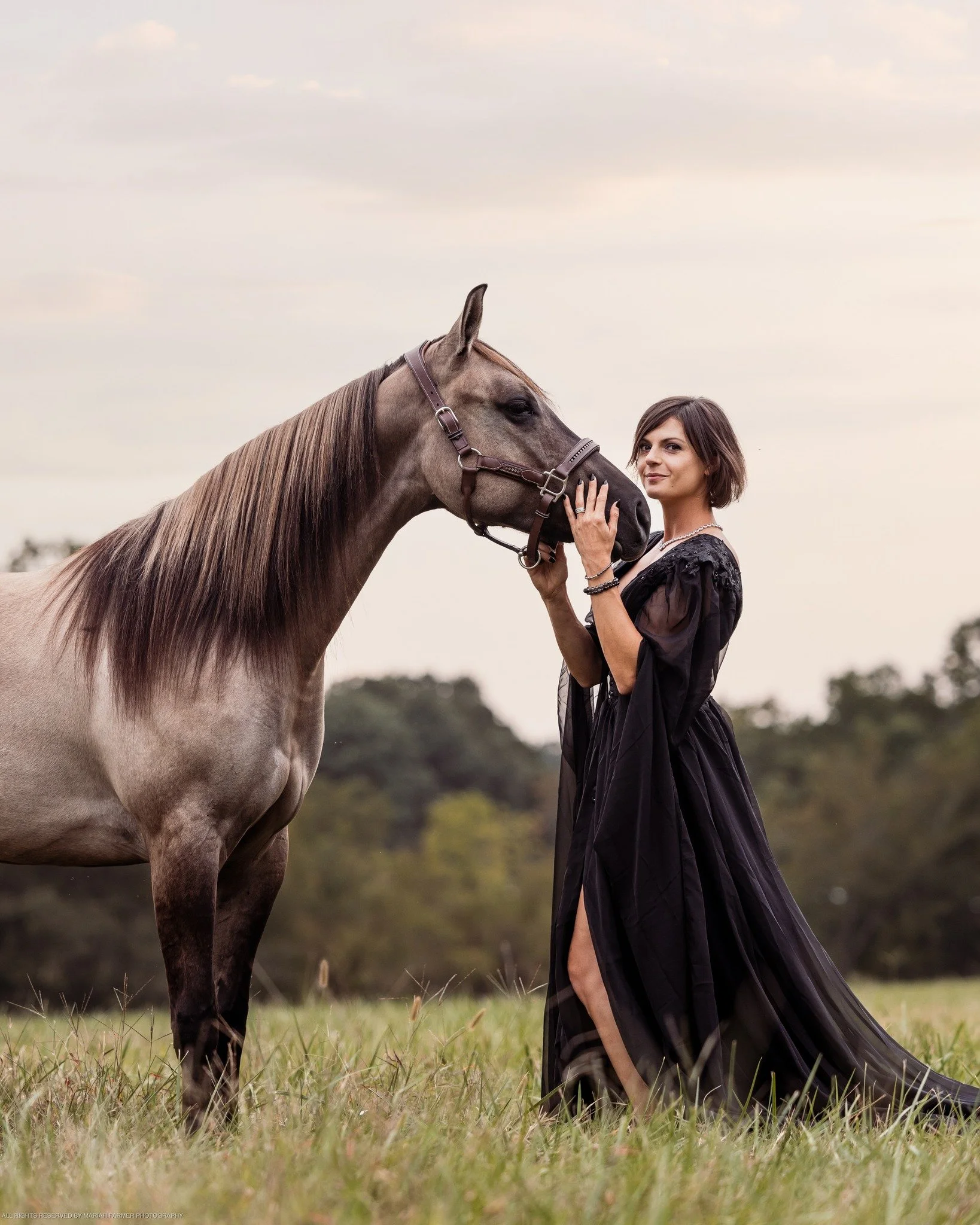 A coat this stunning deserves a gown this dramatic....