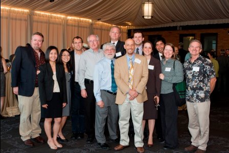  CAW staff and board members at CAW's 34th Birthday Event in 2011
