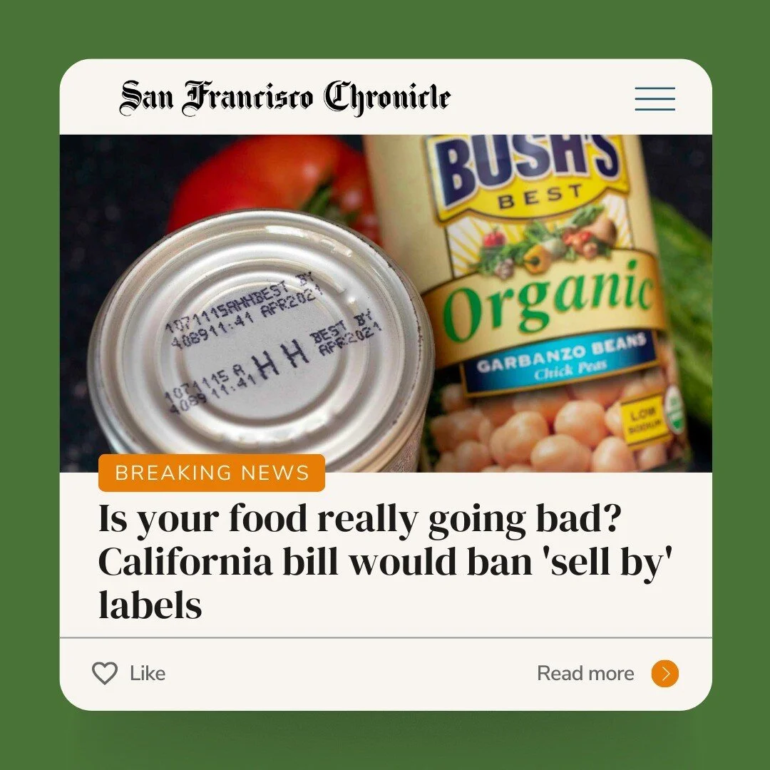"The issue we have is that the same term can mean something totally different when used by different manufacturers&rdquo; - Nick Lapis, CAW 

Read the full @sfchronicle article in our bio #AB660 #FoodDateLabels