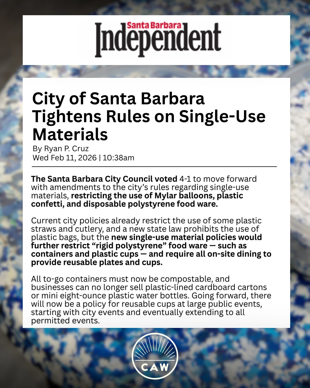 &ldquo;One thing that is clear is that our climate crisis is accelerating at alarming rates,&rdquo; said Councilmember Wendy Santamaria. &ldquo;There is no denying that. And every step that we can take to help preserve our coastline, preserve our env