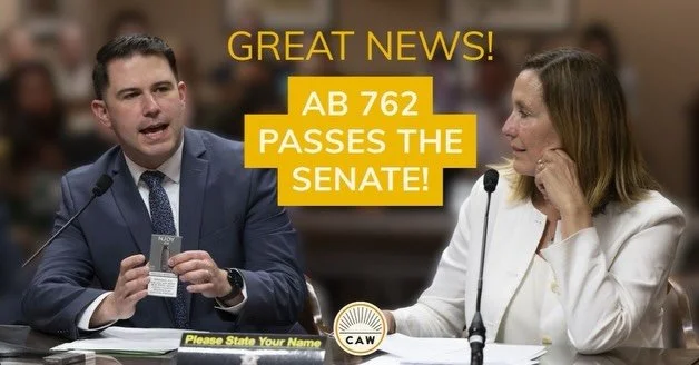 Great news! Our co sponsored bill AB 762 (Irwin) with @cal.pirg @rethinkwasteorg @calpsc , passed the Senate and is off to a concurrence vote in the Assembly.

Thank you @asm_irwin for your leadership!