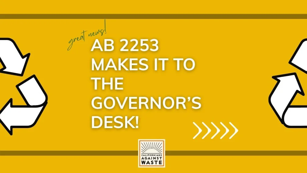 THE CHERRY ON TOP: Our last sponsored bill, AB 2253 is on its way to the Governor's Desk !

Thank you @asmtasha for your fearless leadership and taking on the industry's opposition to transparency in their products.