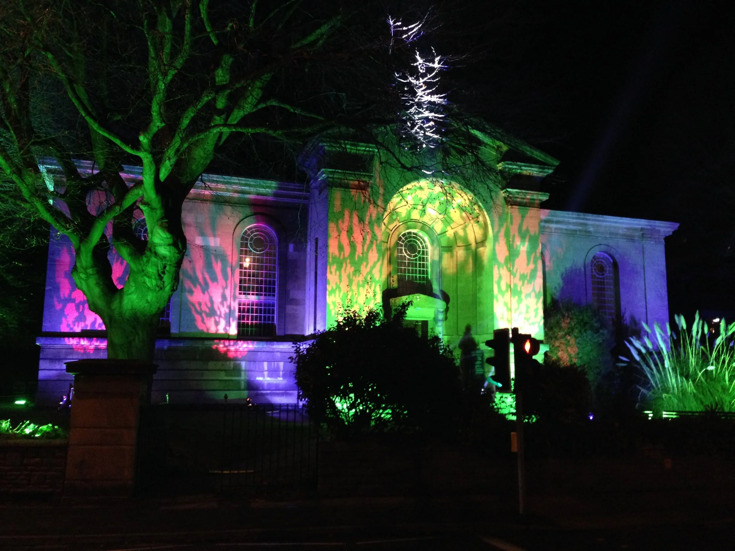 Carol Service Christmas Lights