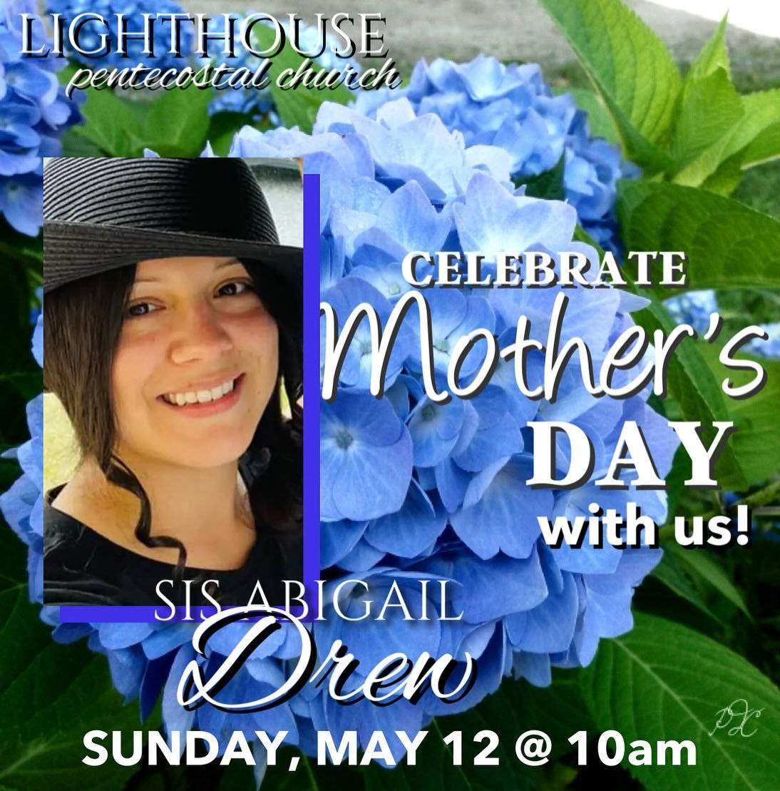 💙🪻Join us for a special MOTHER&rsquo;S DAY CELEBRATION at the Lighthouse! Sunday, May 12 @ 10am! Sis Abigail Drew will be ministering. We 💙our Moms!! 🪻💙#lighthousepentecostalchurch #beebe #beebearkansas #pentecostal #apostolic #mothersday