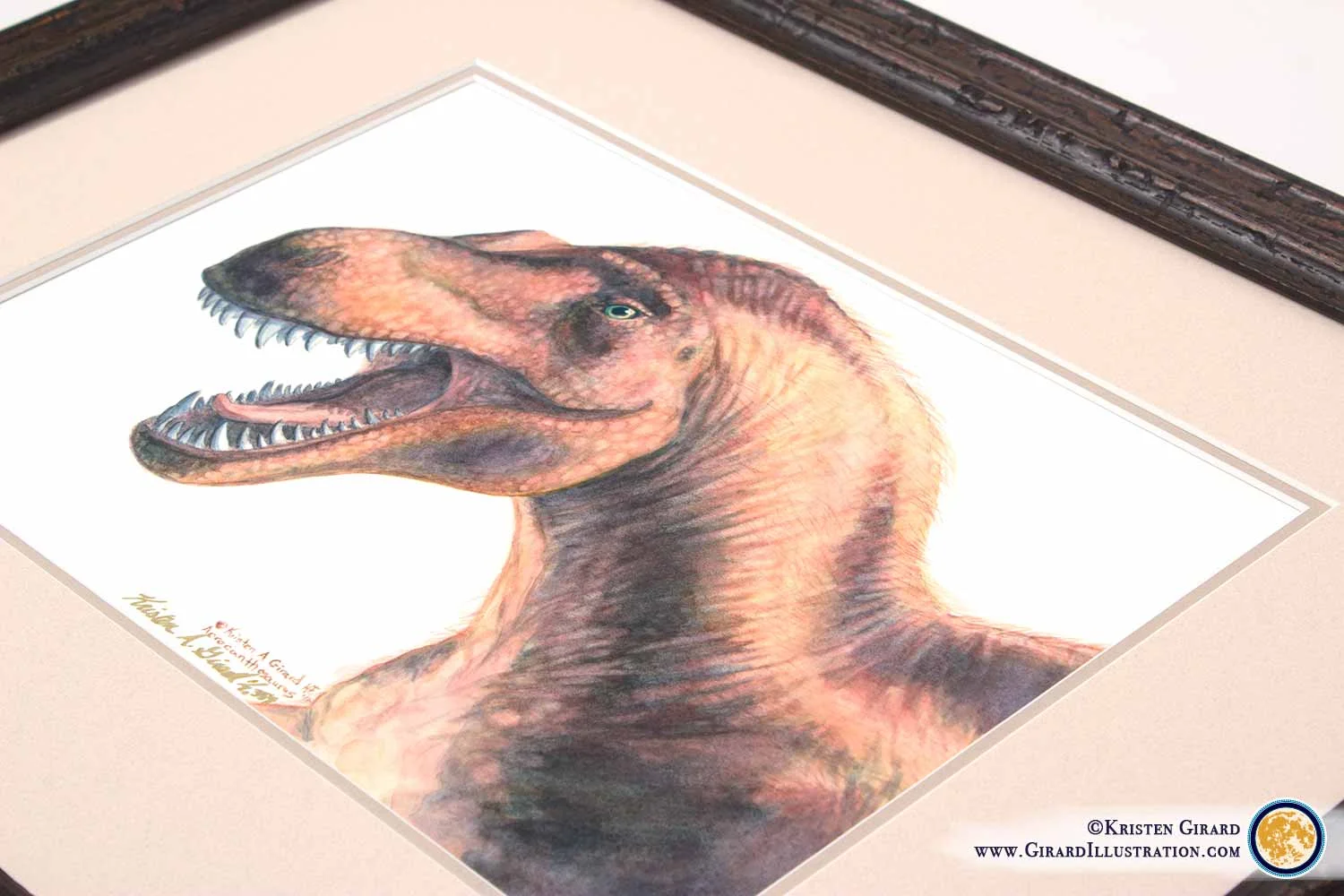 Realistic Dinosaurs - Acrocanthosaurus atokensis - © Kristen Girard