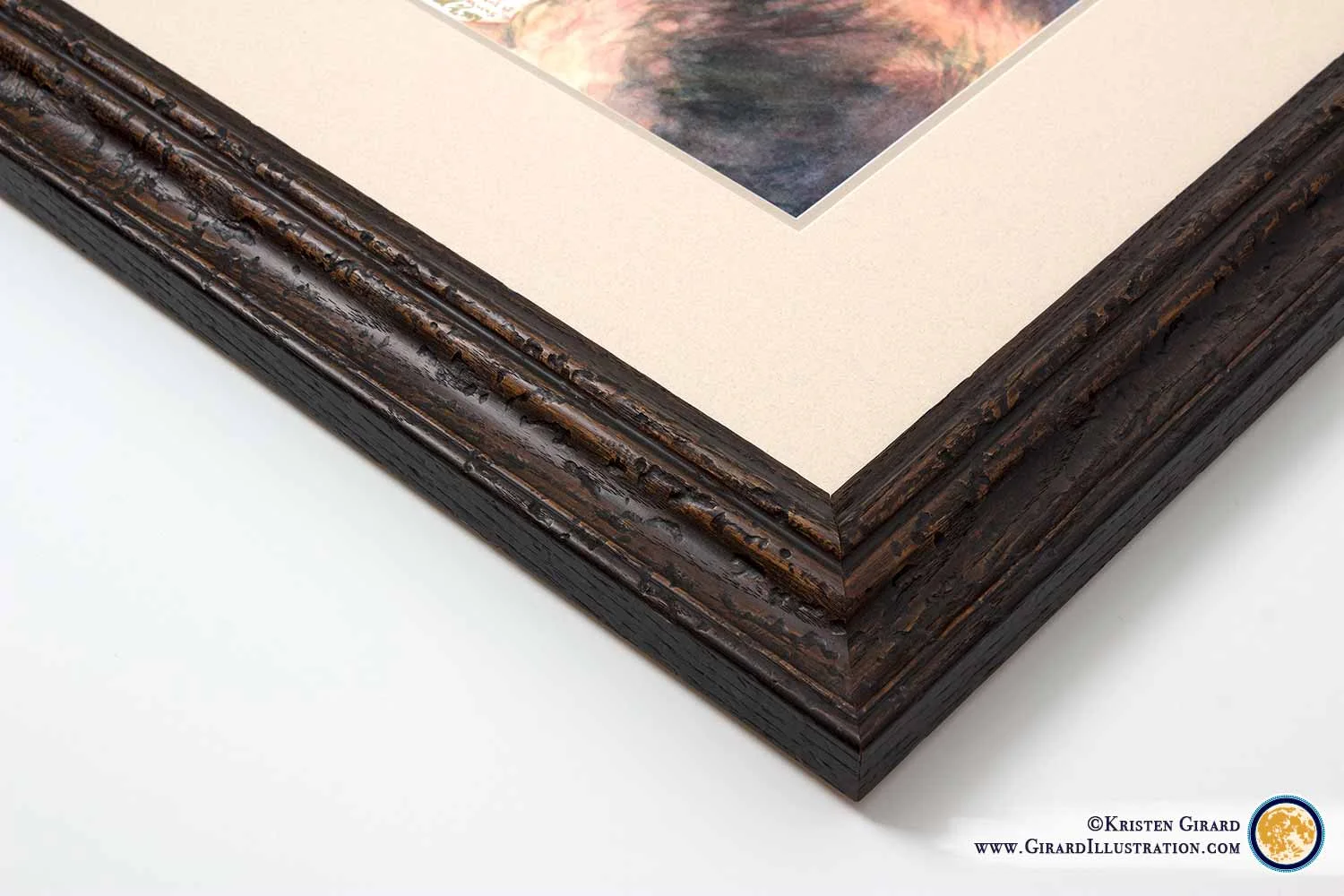 Framed Artwork Gifts - Dinosaur - Acrocanthosaurus atokensis - © Kristen Girard