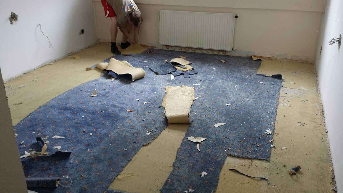 Teppich raus