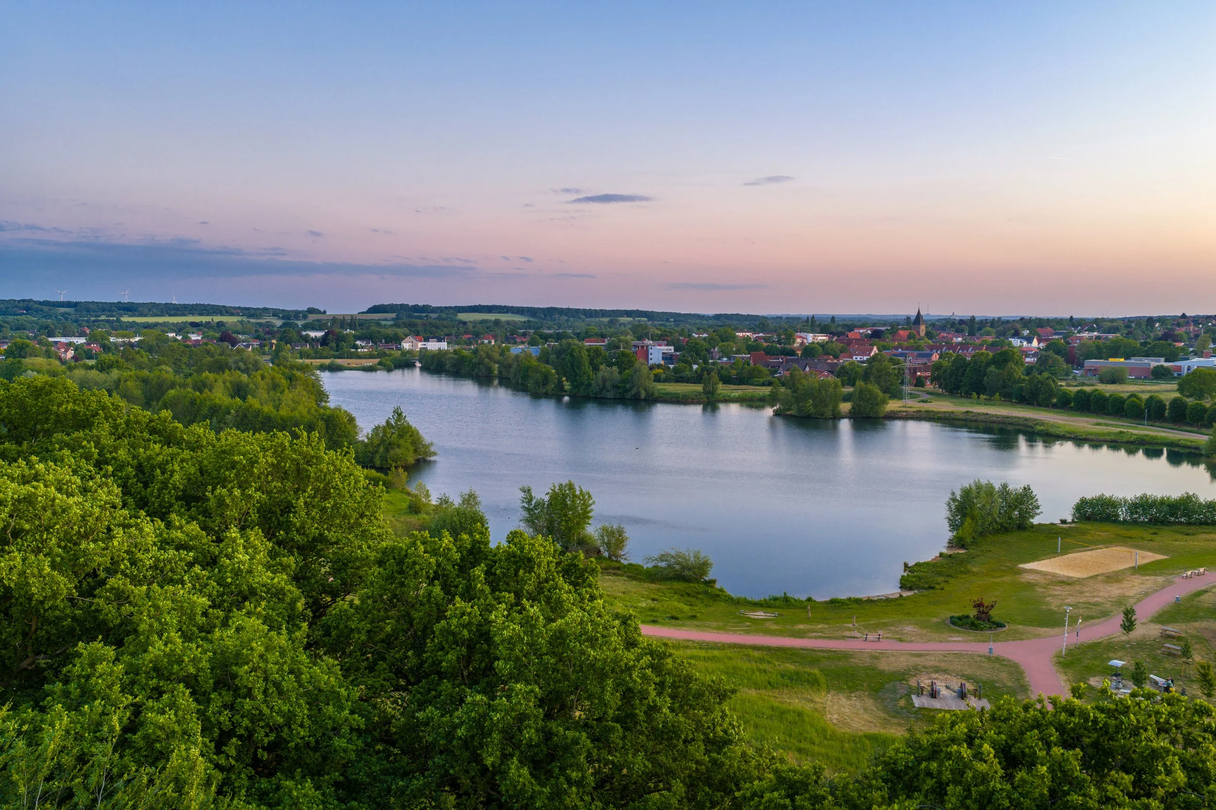 Blick auf den Hasesee am IDINGSHOF Hotel & Restaurant