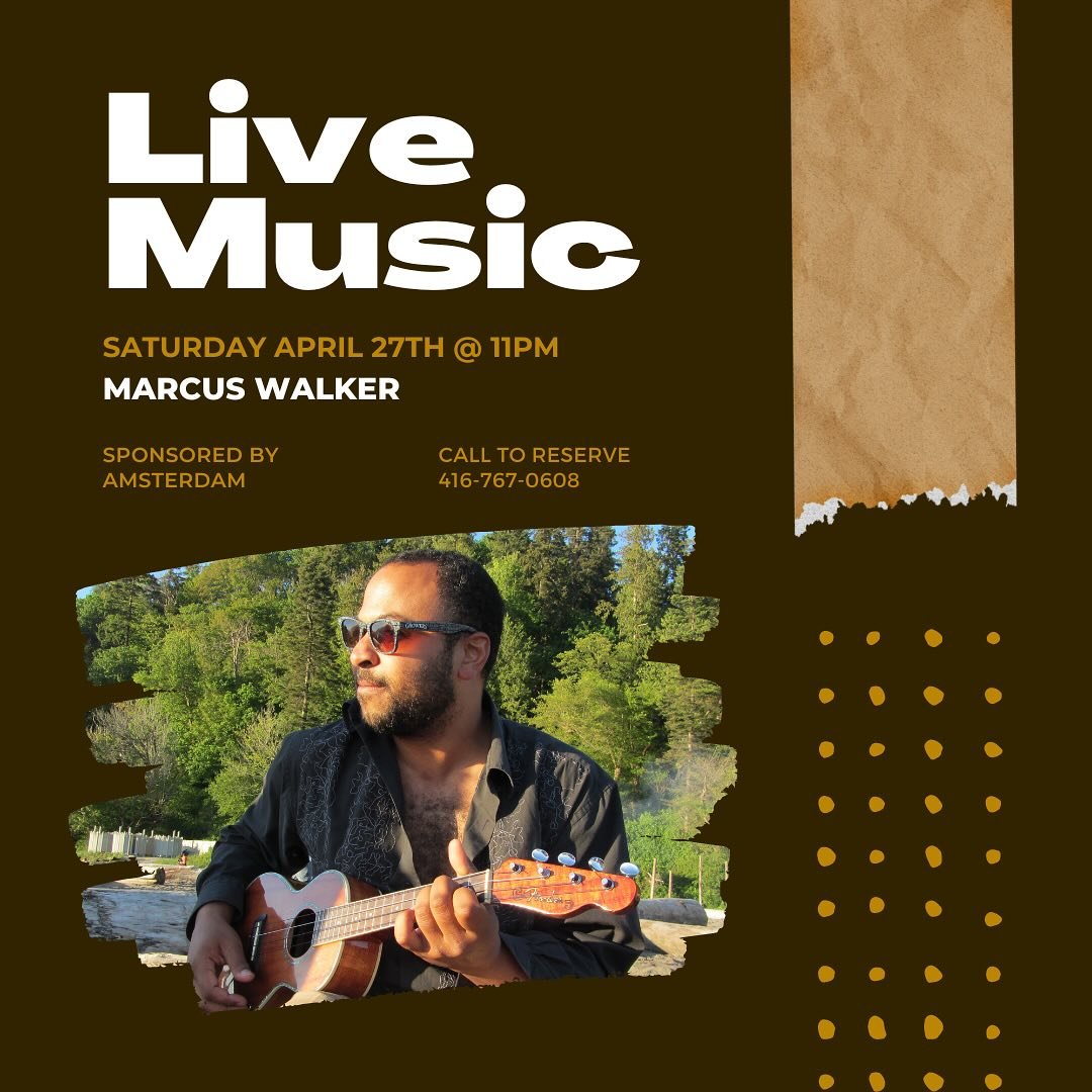 🎶 Live Music 🎶

The most-talented Marcus Walker will be playing all your favourite acoustic covers tonight right after the Leafs game (around 11pm). Cheer on our @mapleleafs and stay for some live music 🎶